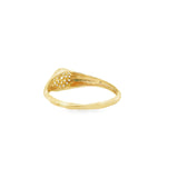 10K Gold Ring Round
