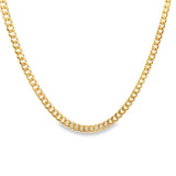 Chaîne cubaine en or 10 carats 6 mm