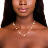 Collier chaîne cœur, or 10 carats