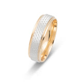 Gold Wedding Band Classic Two tone