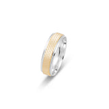 Gold Wedding Band Classic Two tone
