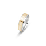 Gold Wedding Band Classic Two tone