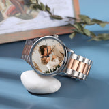 Custom Photo Watch Ladies 2 Tone