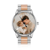 Custom Photo Watch Ladies 2 Tone