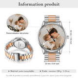 Custom Photo Watch Ladies 2 Tone