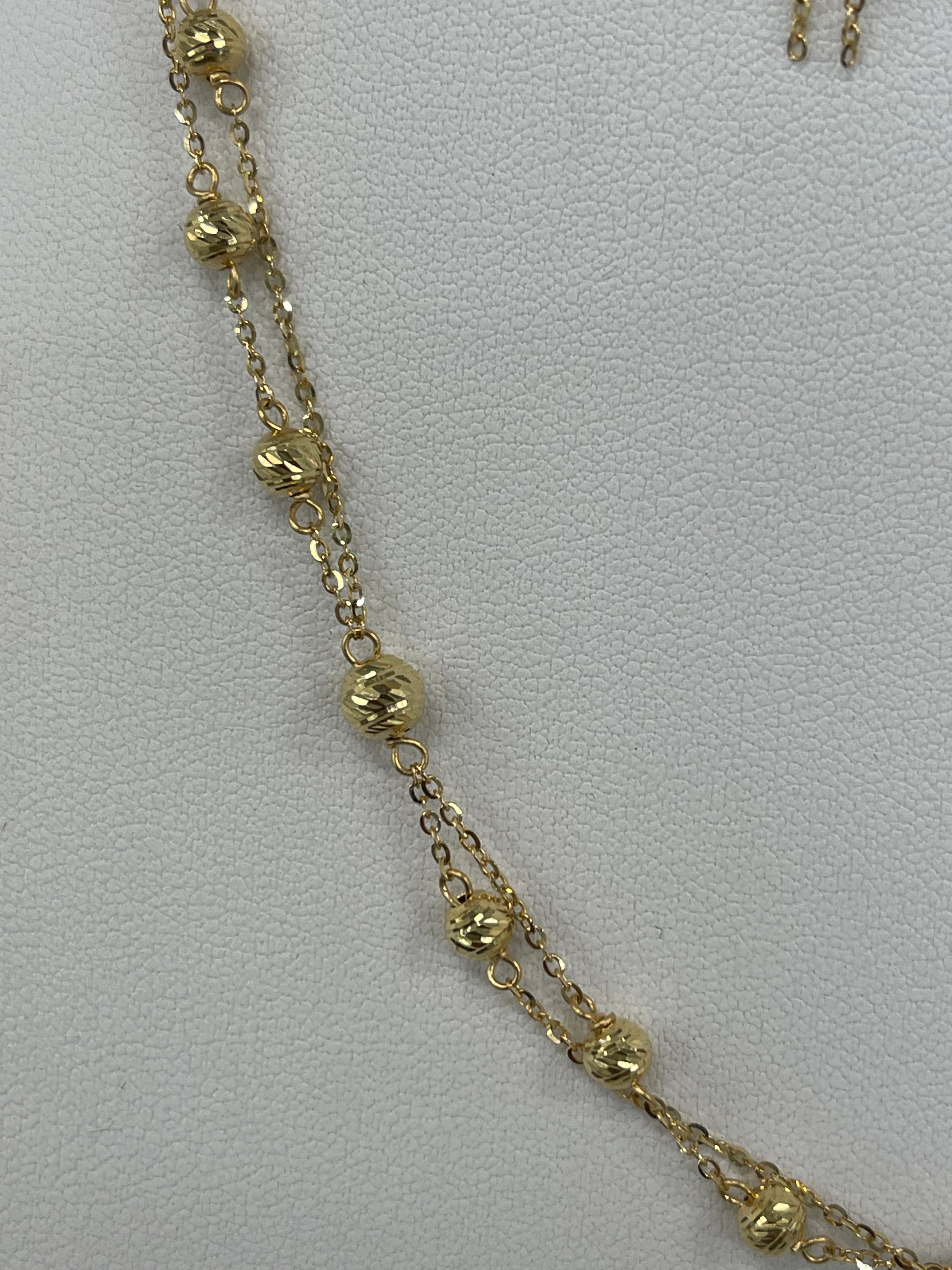 18K Yellow Gold Bead Ensemble