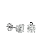 Diamond Stud Earrings 14K