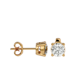 Diamond Stud Earrings 14K