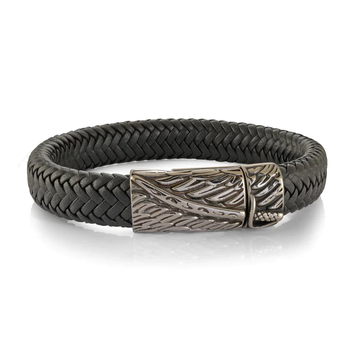 STONE LEATHER BRACELET