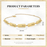 Bracelet de cheville personnalisé avec nom pour la fête des mères