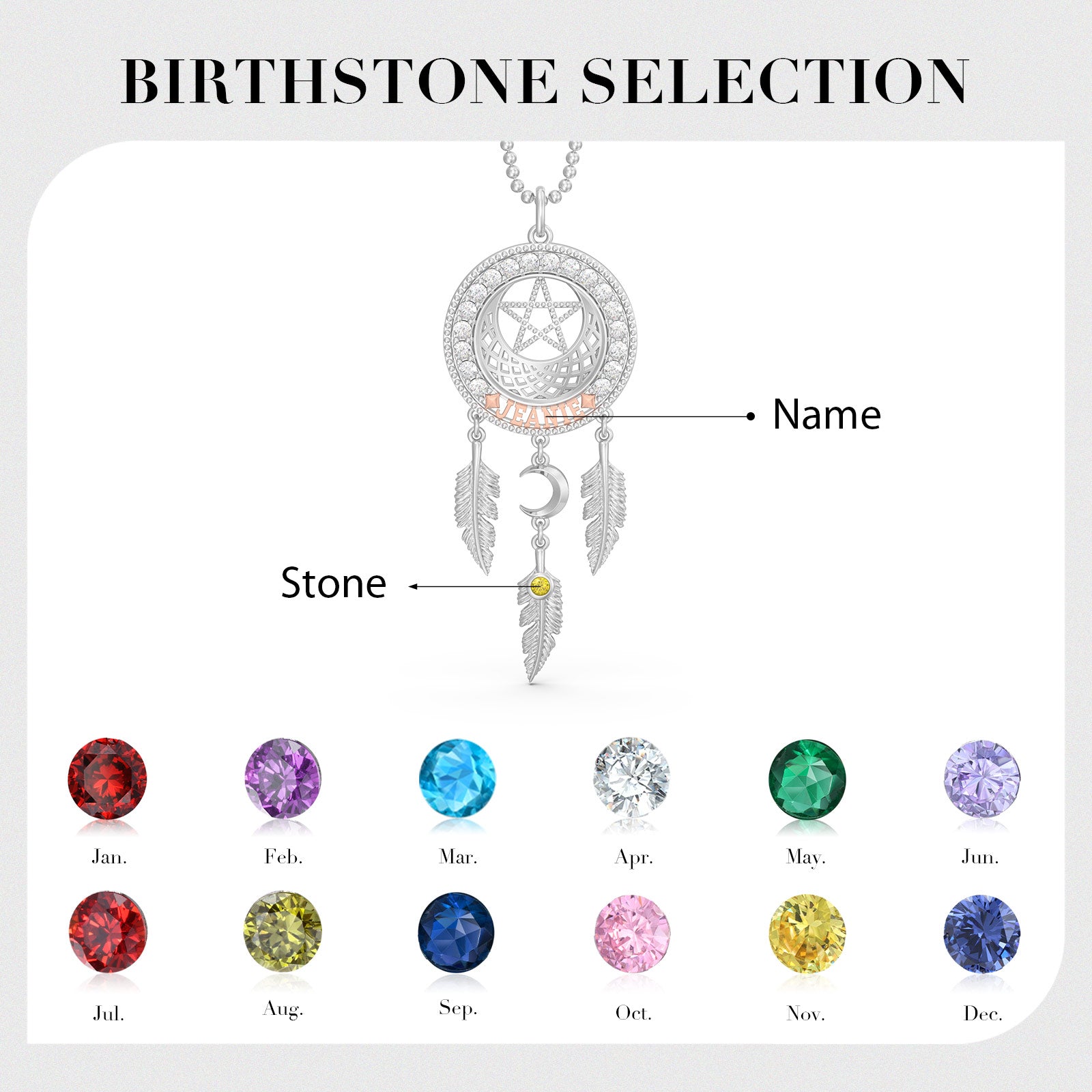 Dreamcatcher Necklace Silver