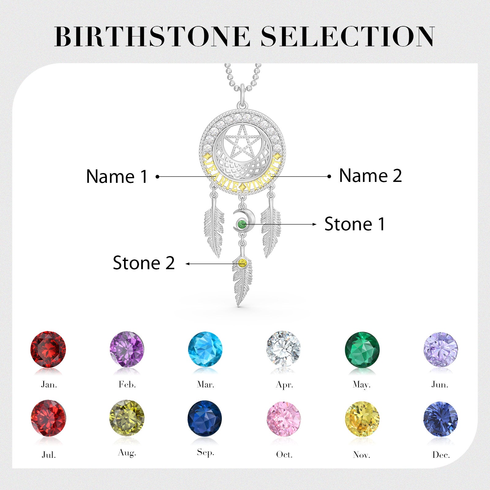 Dreamcatcher Necklace Silver