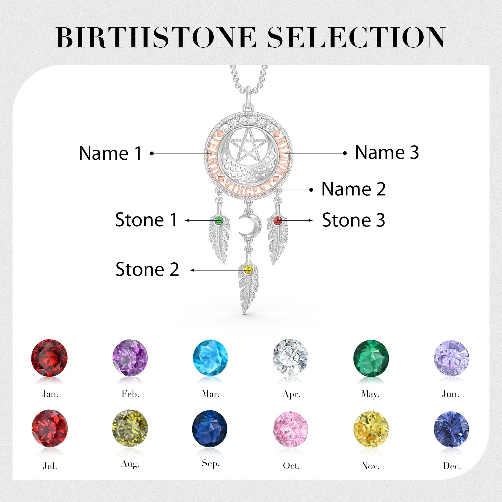Dreamcatcher Necklace Silver