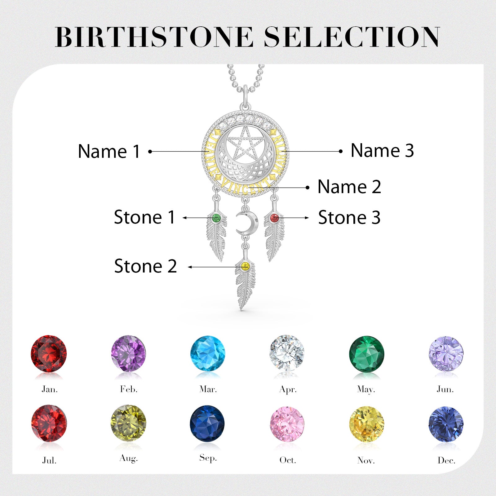 Dreamcatcher Necklace Silver