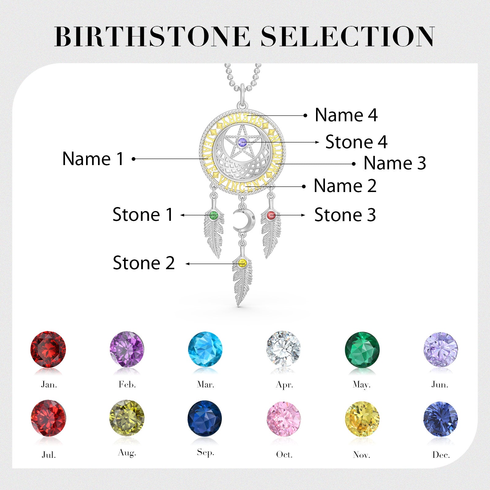 Dreamcatcher Necklace Silver