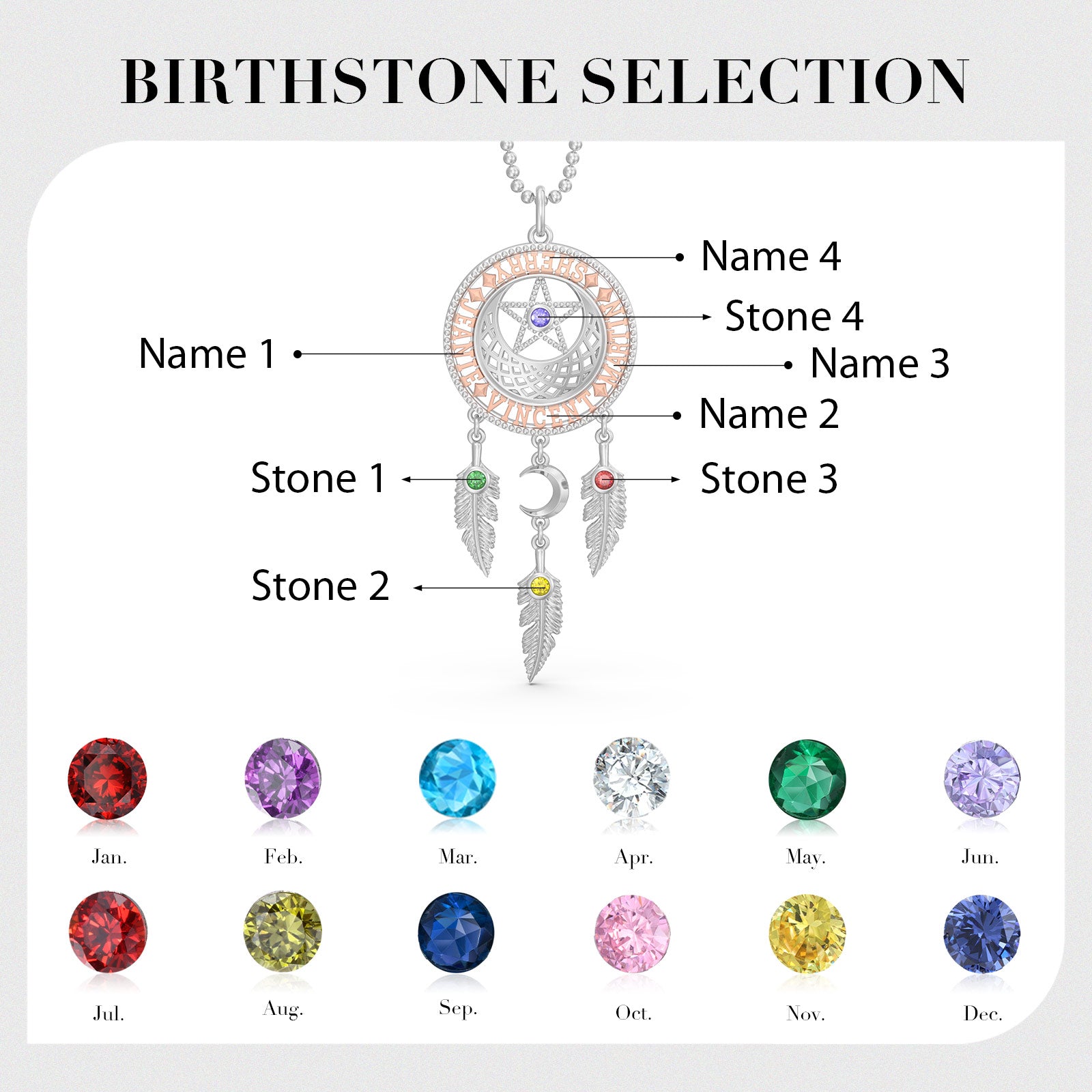 Dreamcatcher Necklace Silver