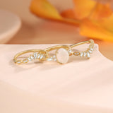 Bague Opale NaturelleOr 18 carats
