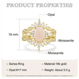 Bague Opale NaturelleOr 18 carats