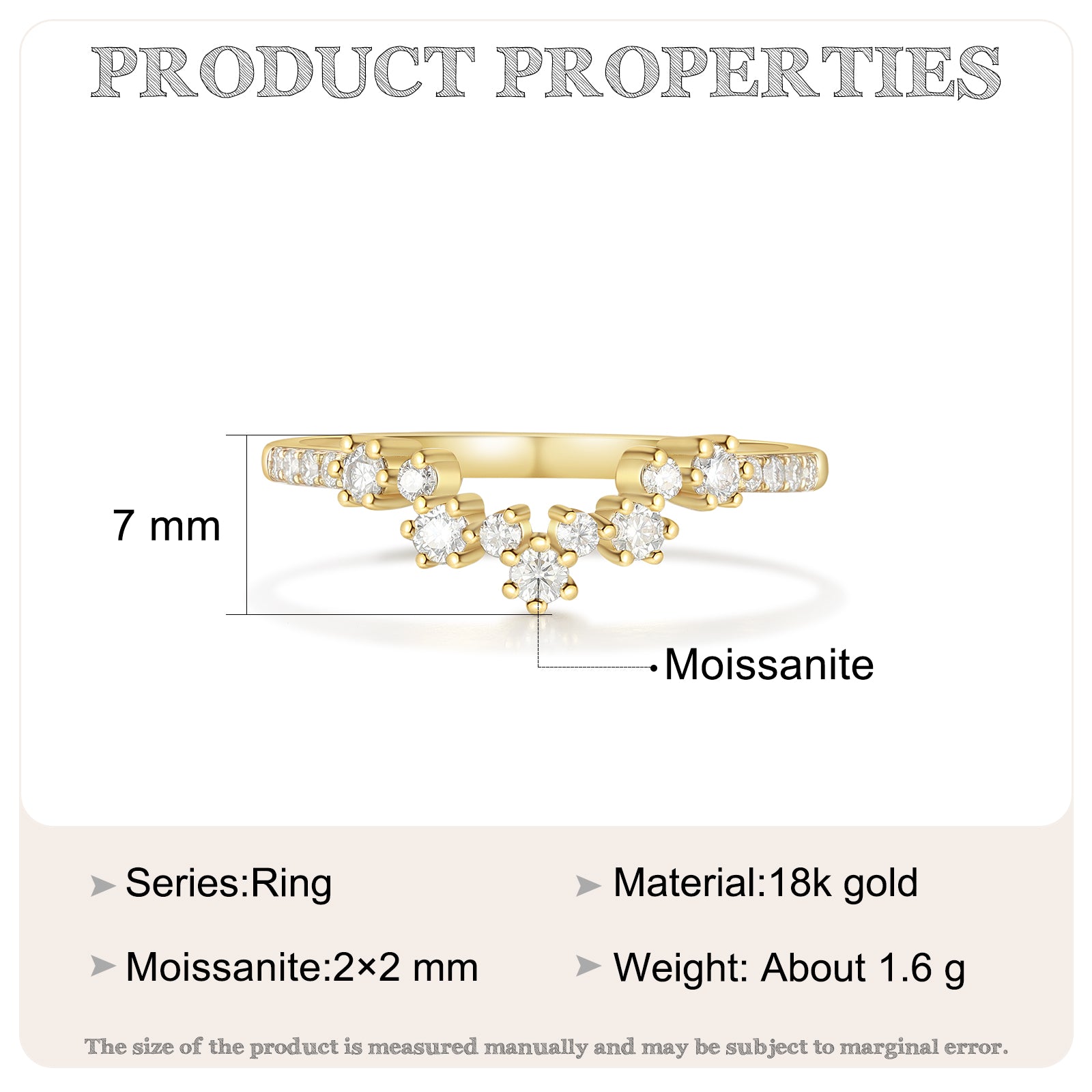 Nyomi Ring 18K Gold