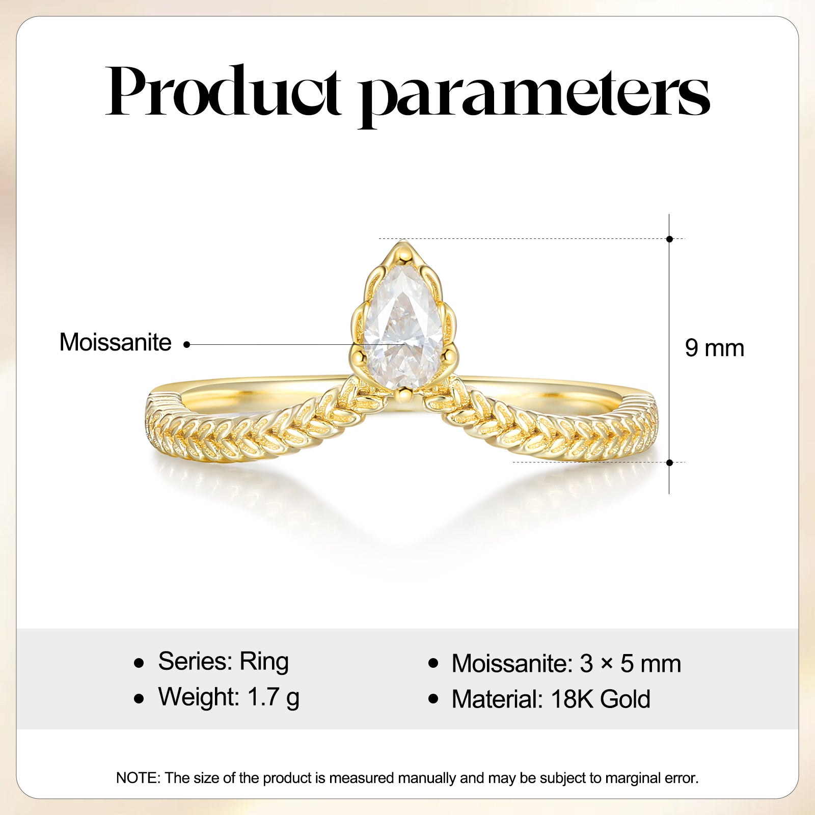 Salma Ring 18K Gold