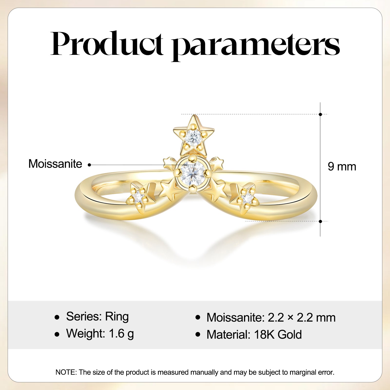 Etoile Ring 18K Gold