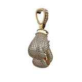 Gold Boxing Gloves Diamonds