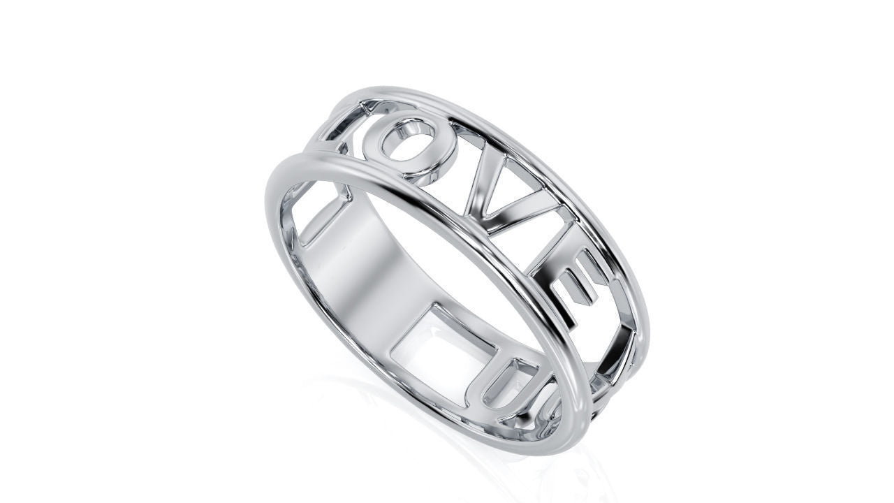 I Love You Ring 14K Gold
