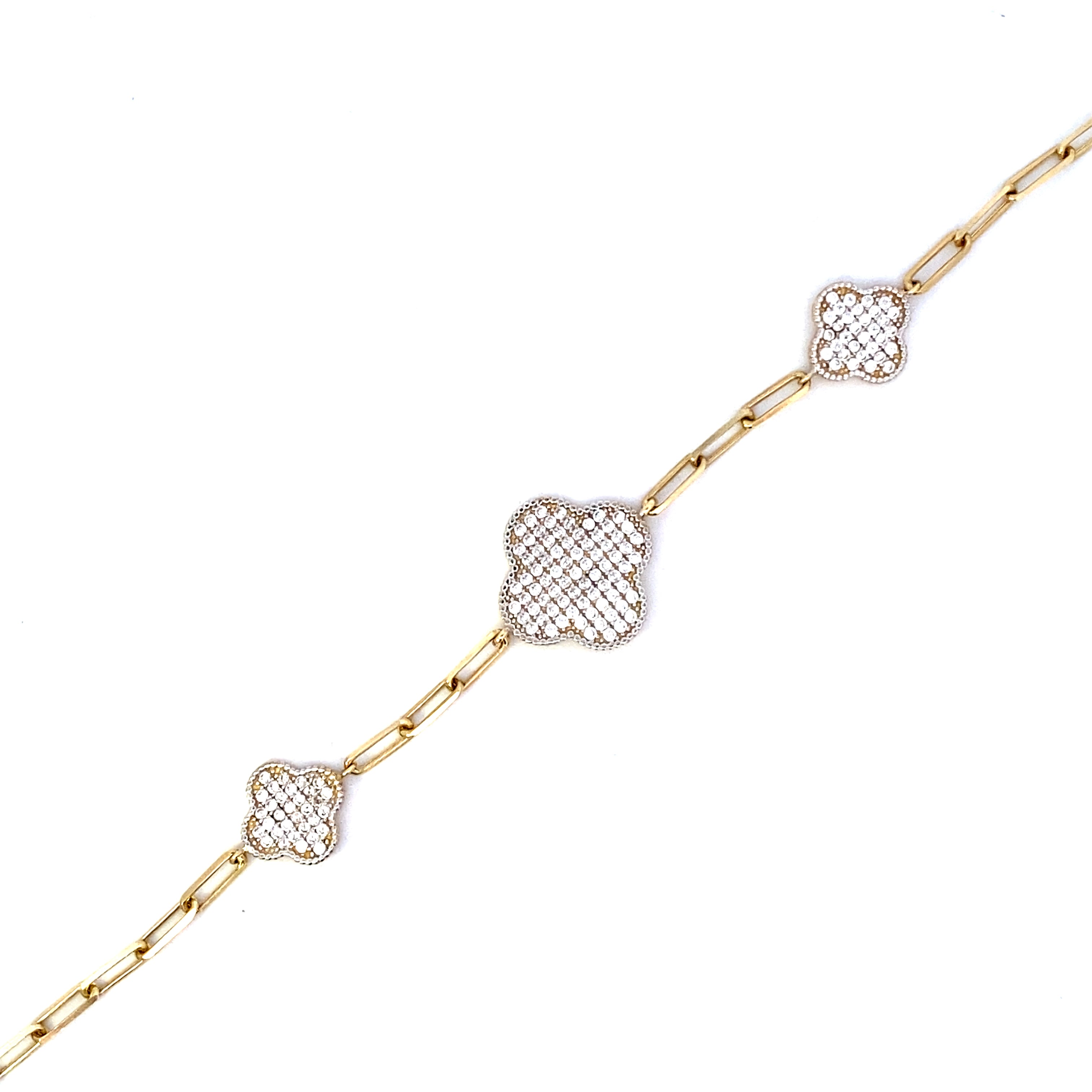 Clover Bracelet 10K Gold