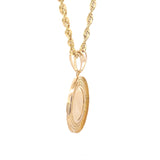 Pendentif Méduse Or 10K 27x27mm