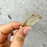 Oval Hoop Earrings 10K Gold