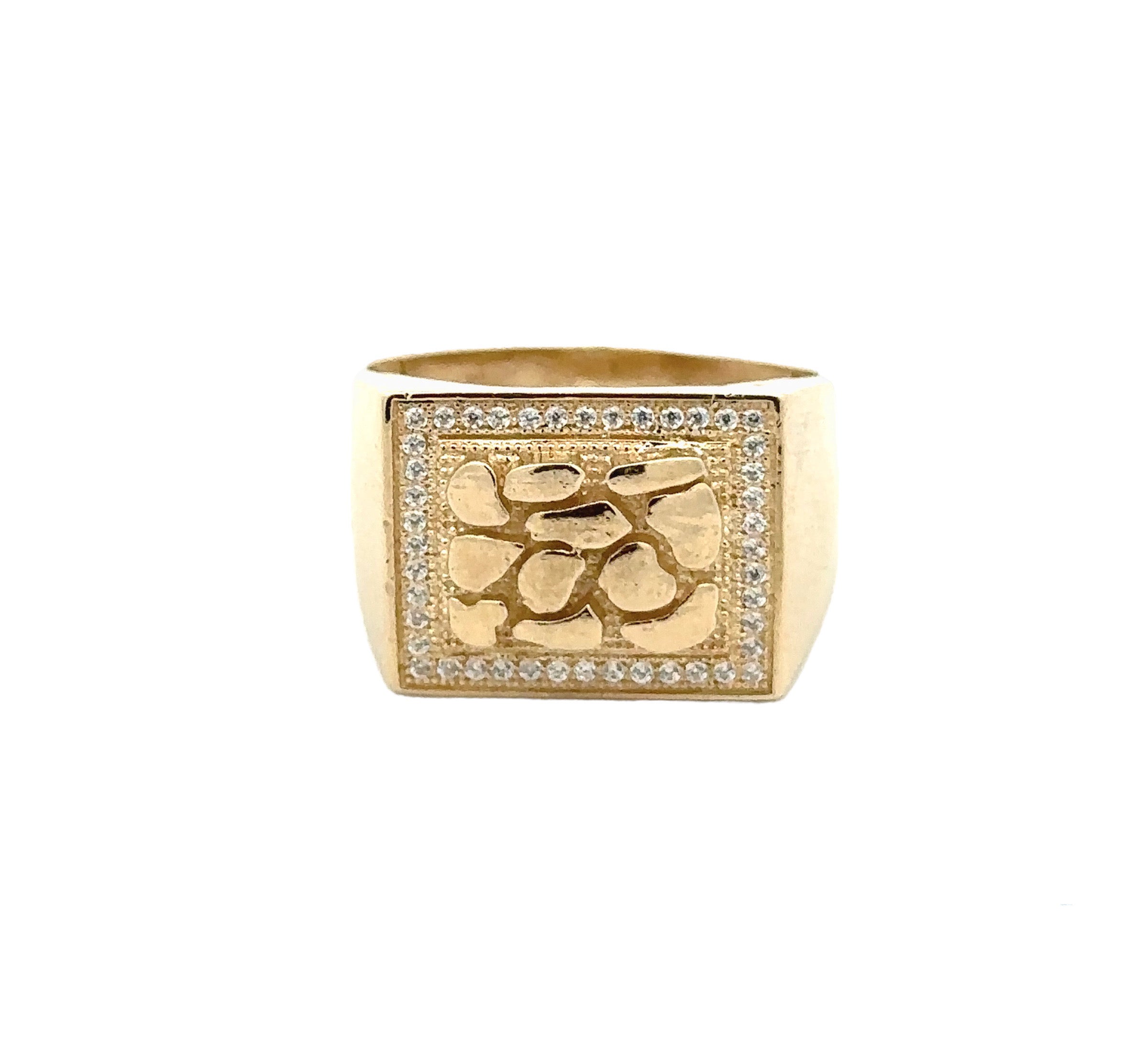 Rock Ring 10K Gold