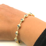 Bracelet Mauvais Œil Goldie Or 10K