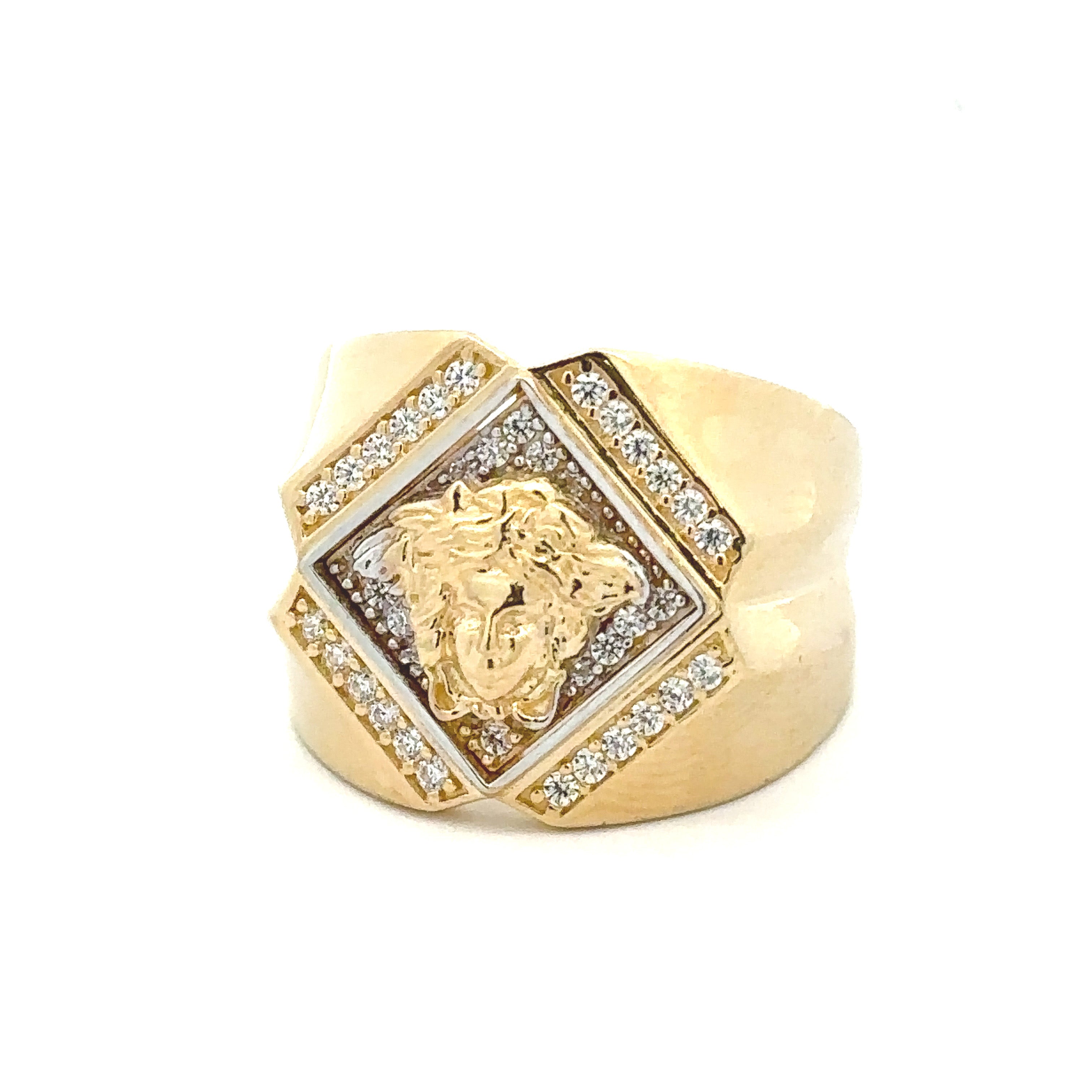 Medusa Shine Ring 10K Gold