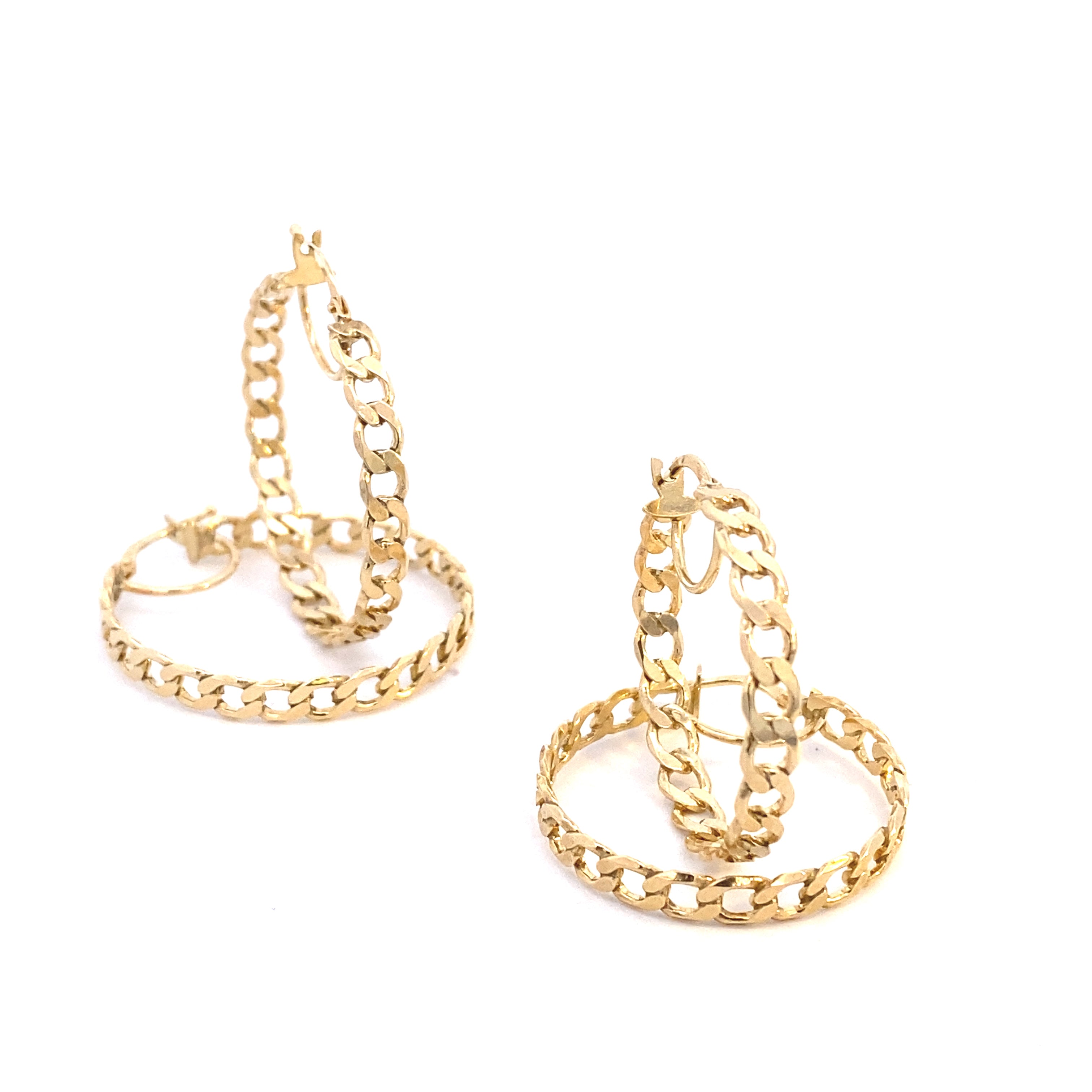Rolo Bella Hoop Earrings 10k Gold