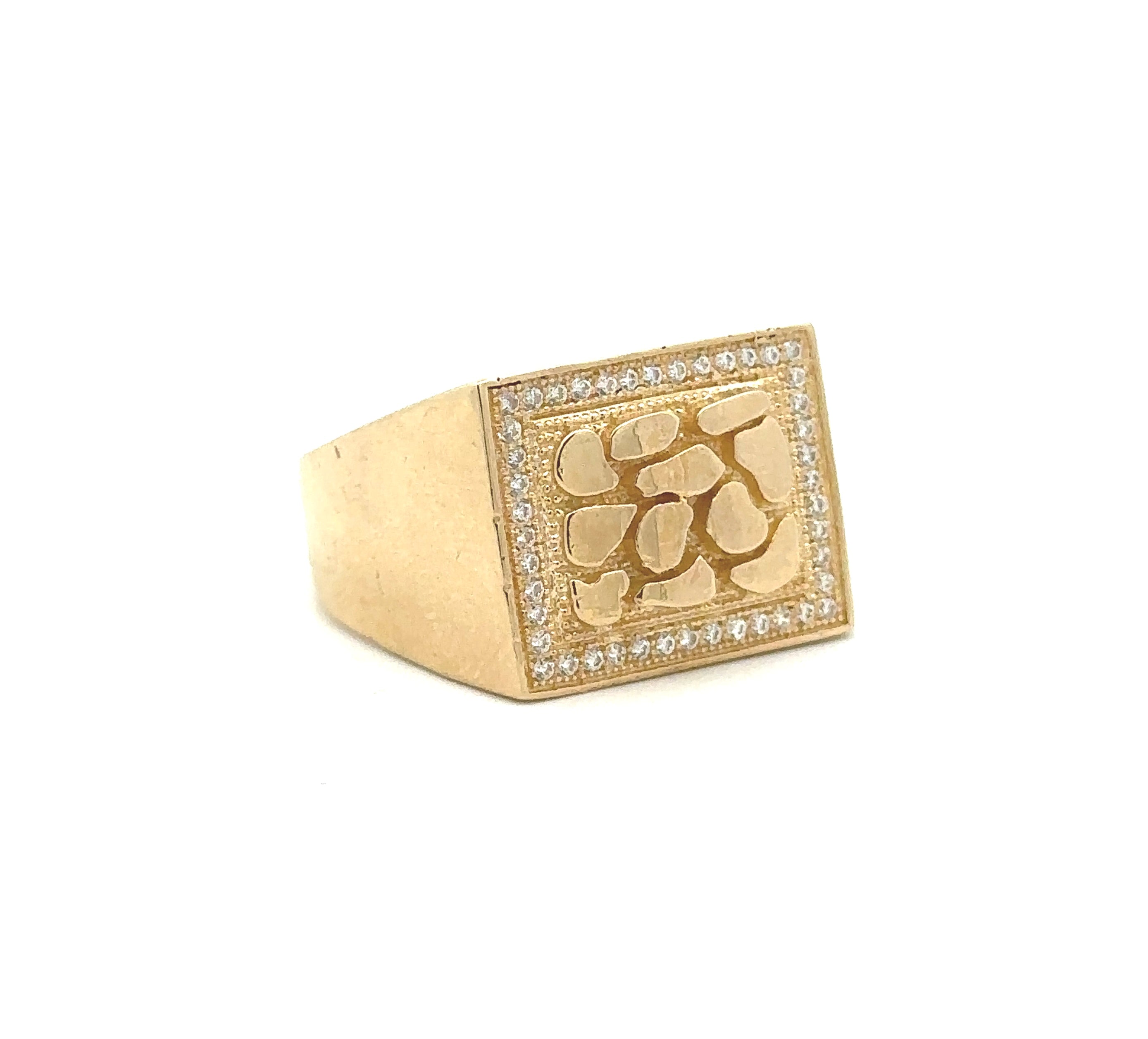 Rock Ring 10K Gold