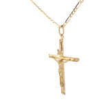 Pendentif Croix Jésus Or 10K