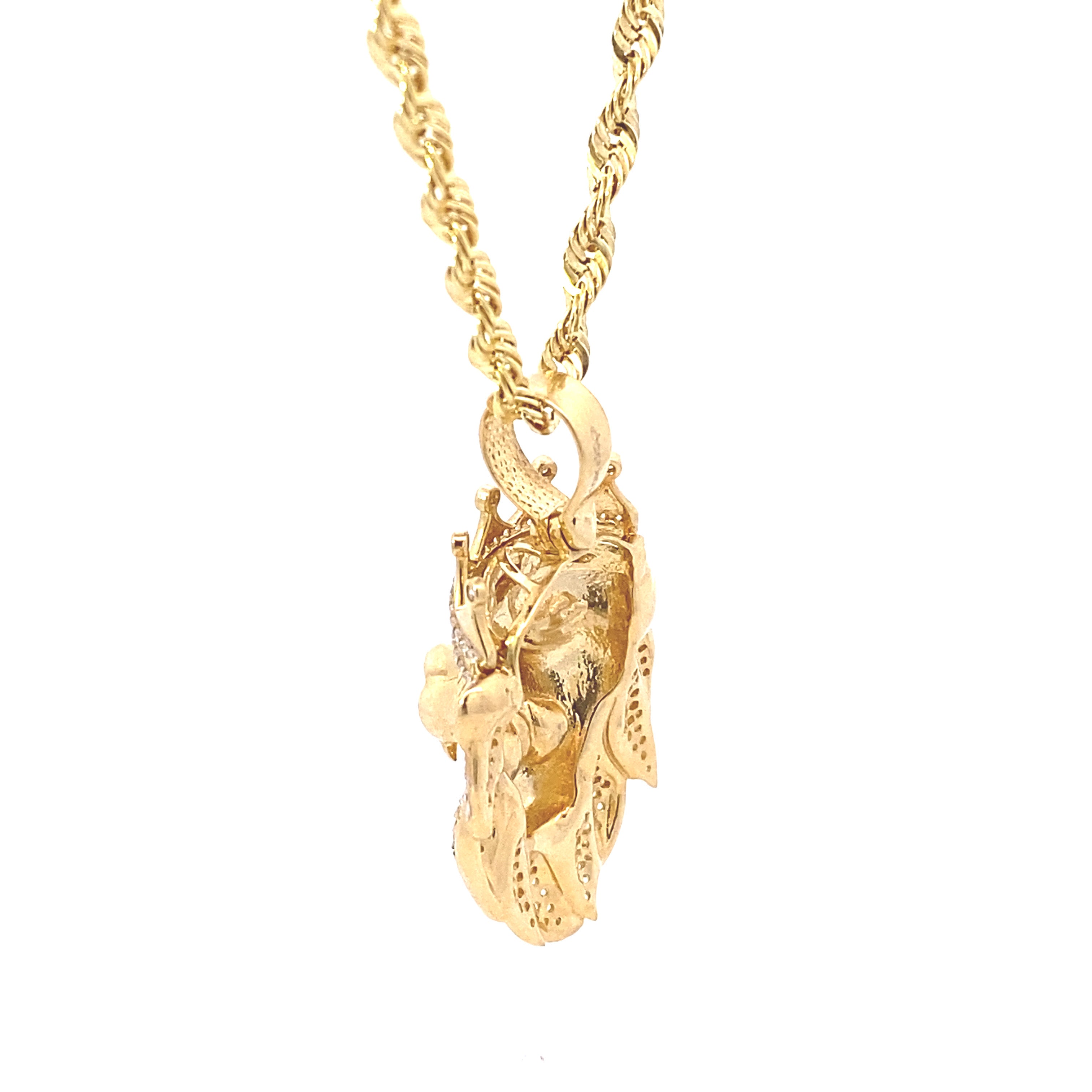 Lion Pendant 10K Gold