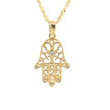 Collier Harmonie Hamsa Or 10K