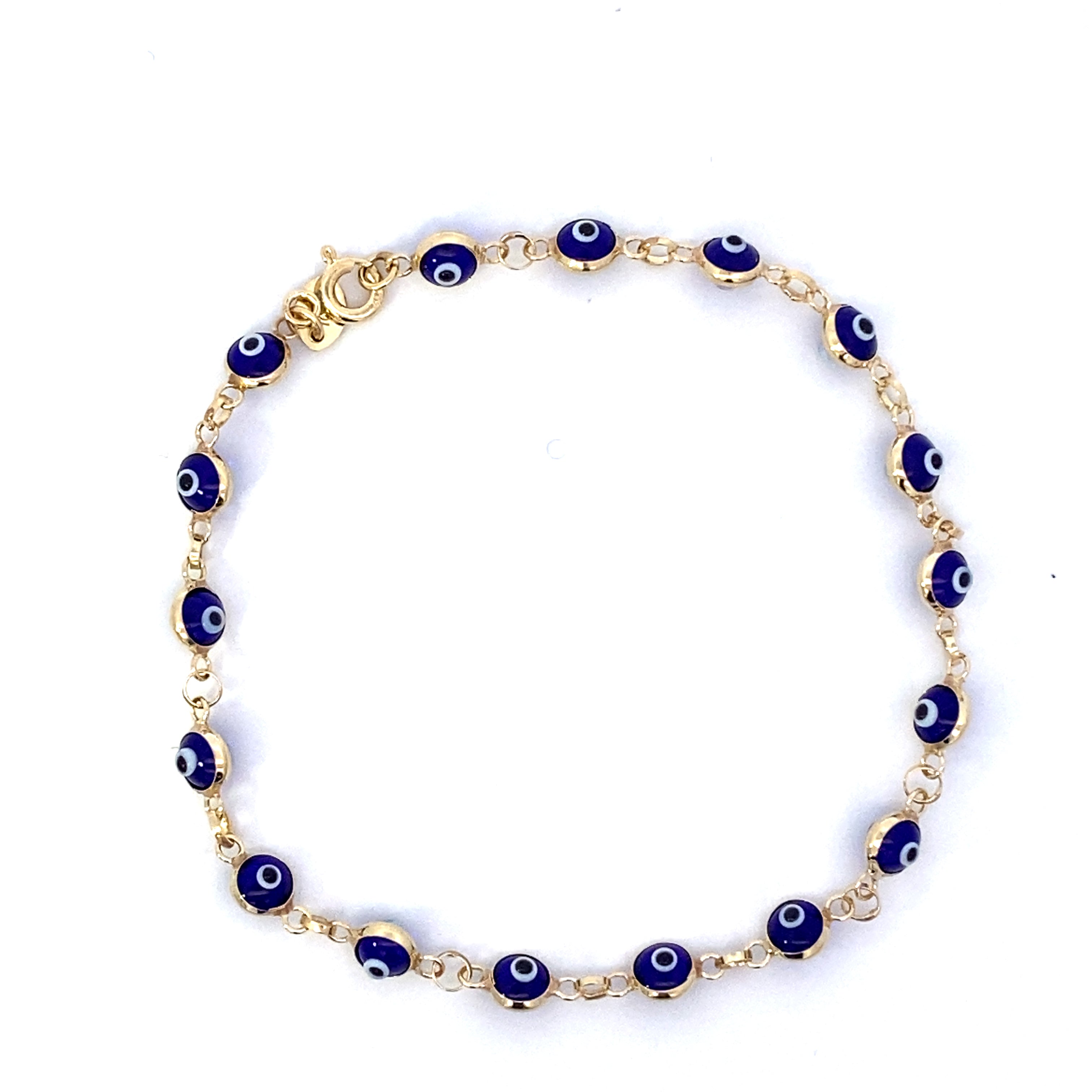 Bracelet Mauvais Œil Or 10K