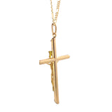 Pendentif Croix Jésus Or 10K