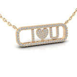 Collier Je t'aime Or 14K