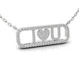 Collier Je t'aime Or 14K