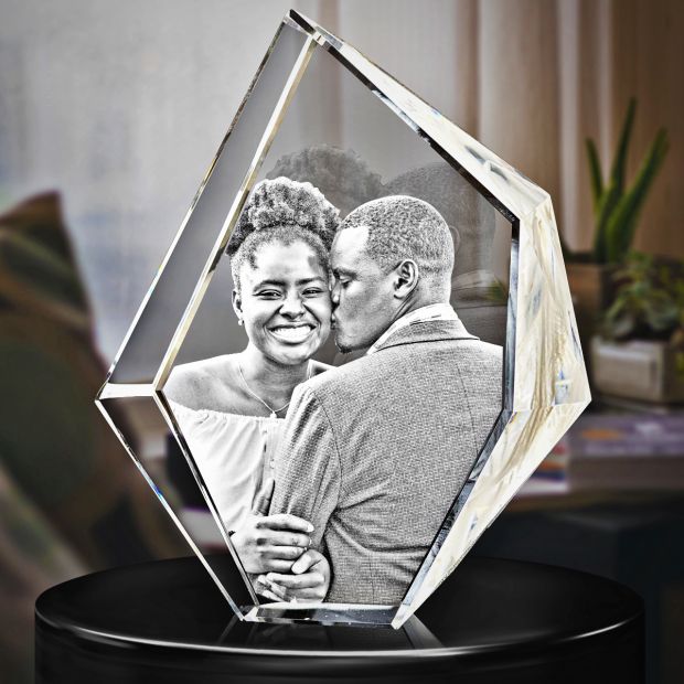 3D Crystal Prestige 20x16cm 1 to 6 People