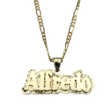 Pendentif Prénom Double Plaque