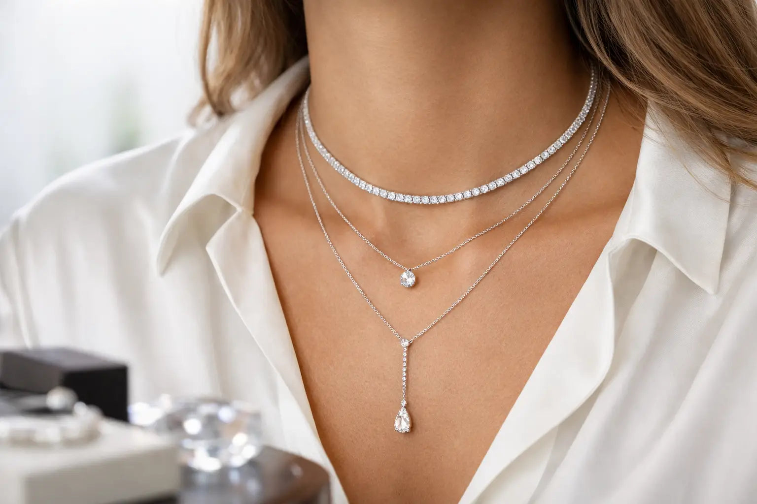Diamond Necklace Layering Guide That Works