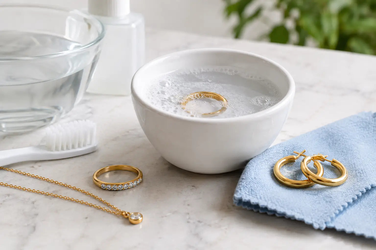 How to Clean 14K Gold Jewelry Without Damage