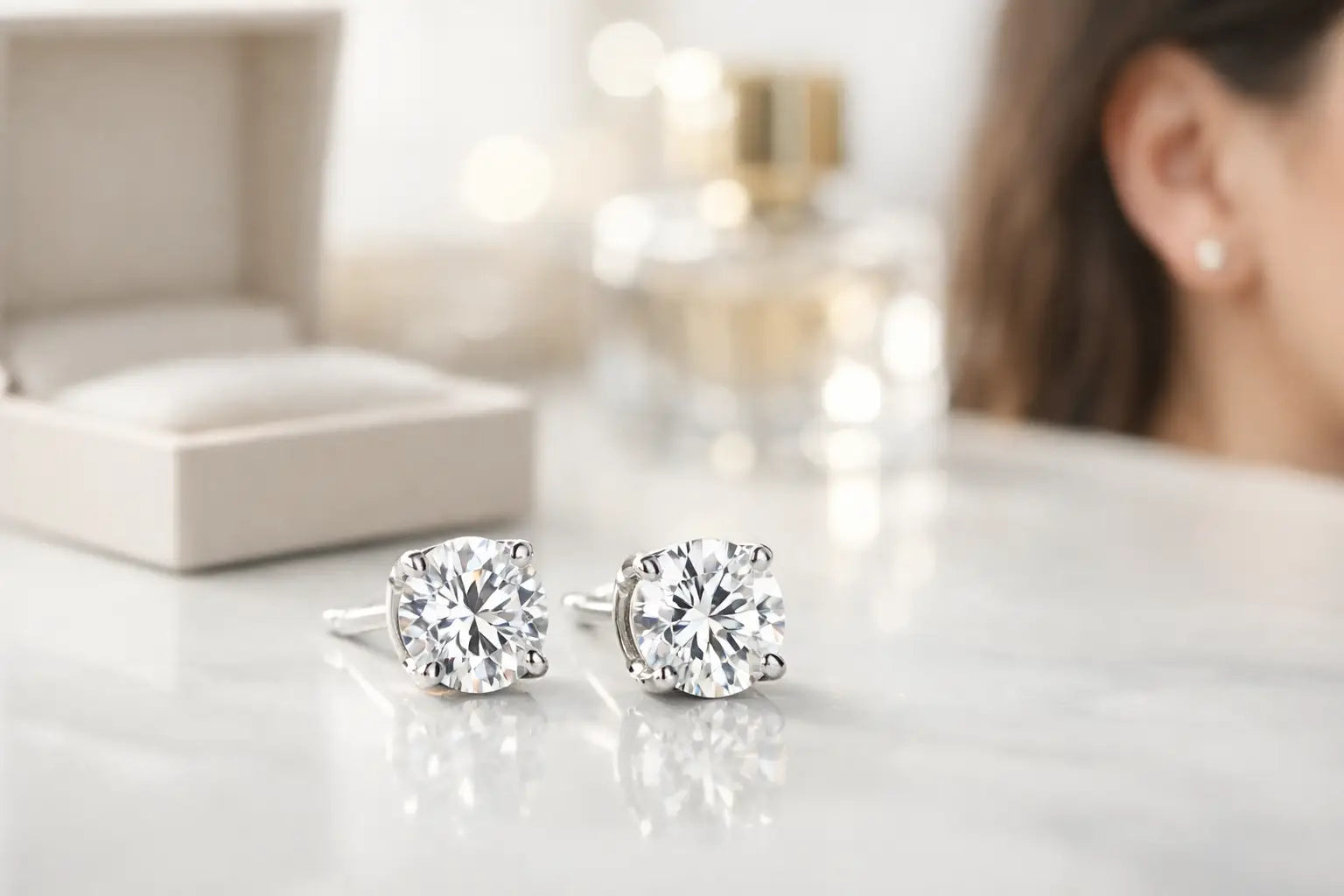 Diamond Stud Earrings That Always Work