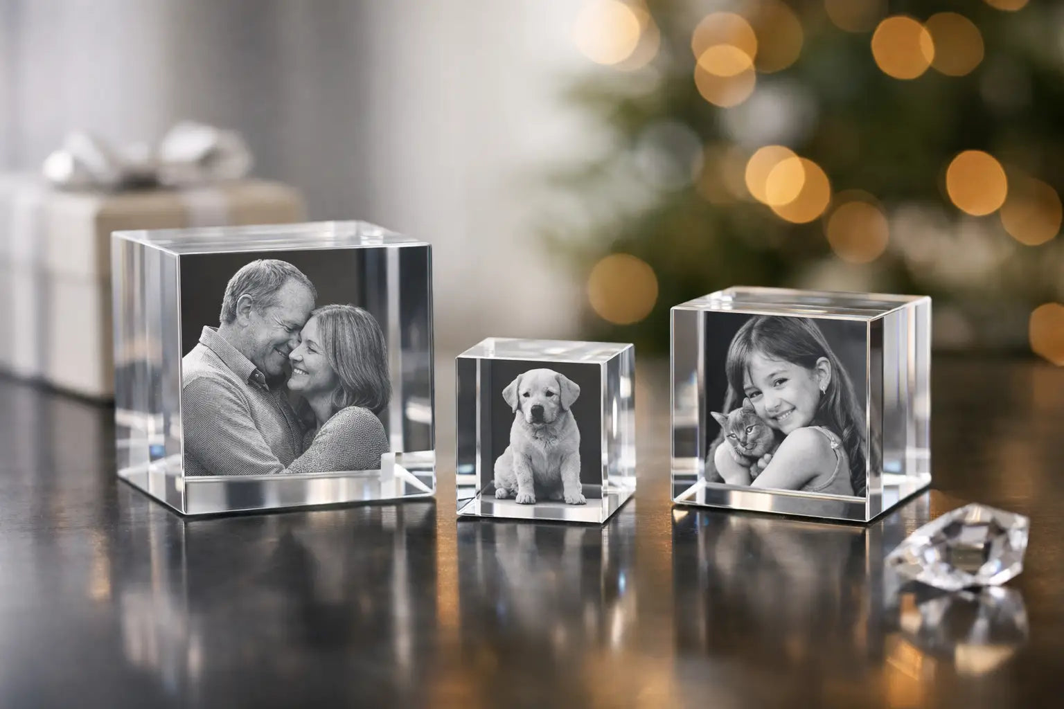 3D Photo Crystal Cube Gift Guide