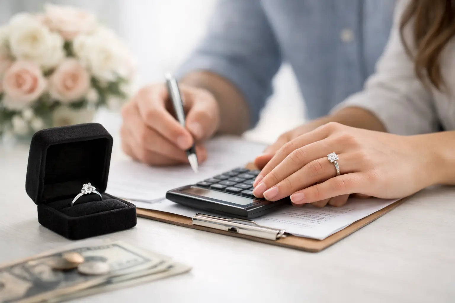 Engagement Ring Budget Example for Real Couples