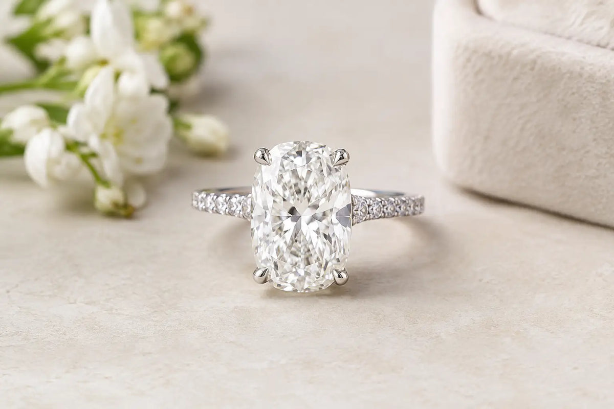 Elongated Cushion Diamond Engagement Ring Guide